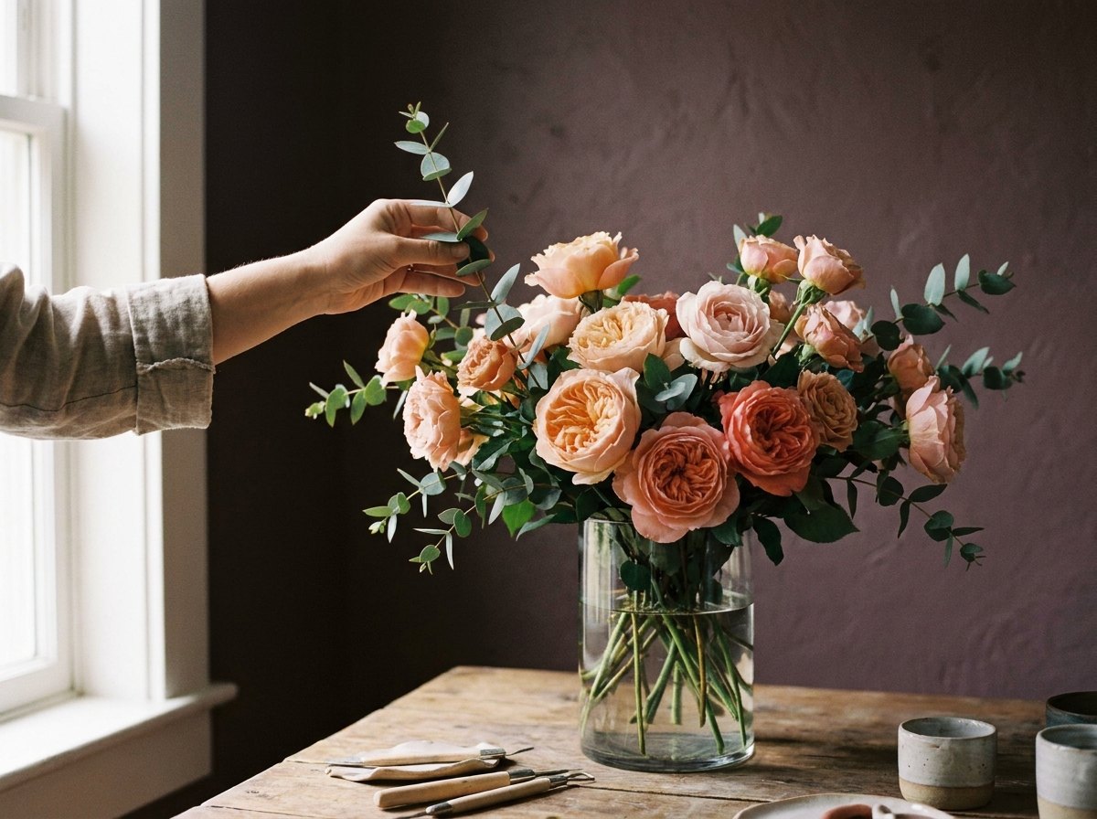 Garden table arrangement